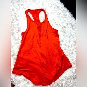 Zyia active orange racer back tank M